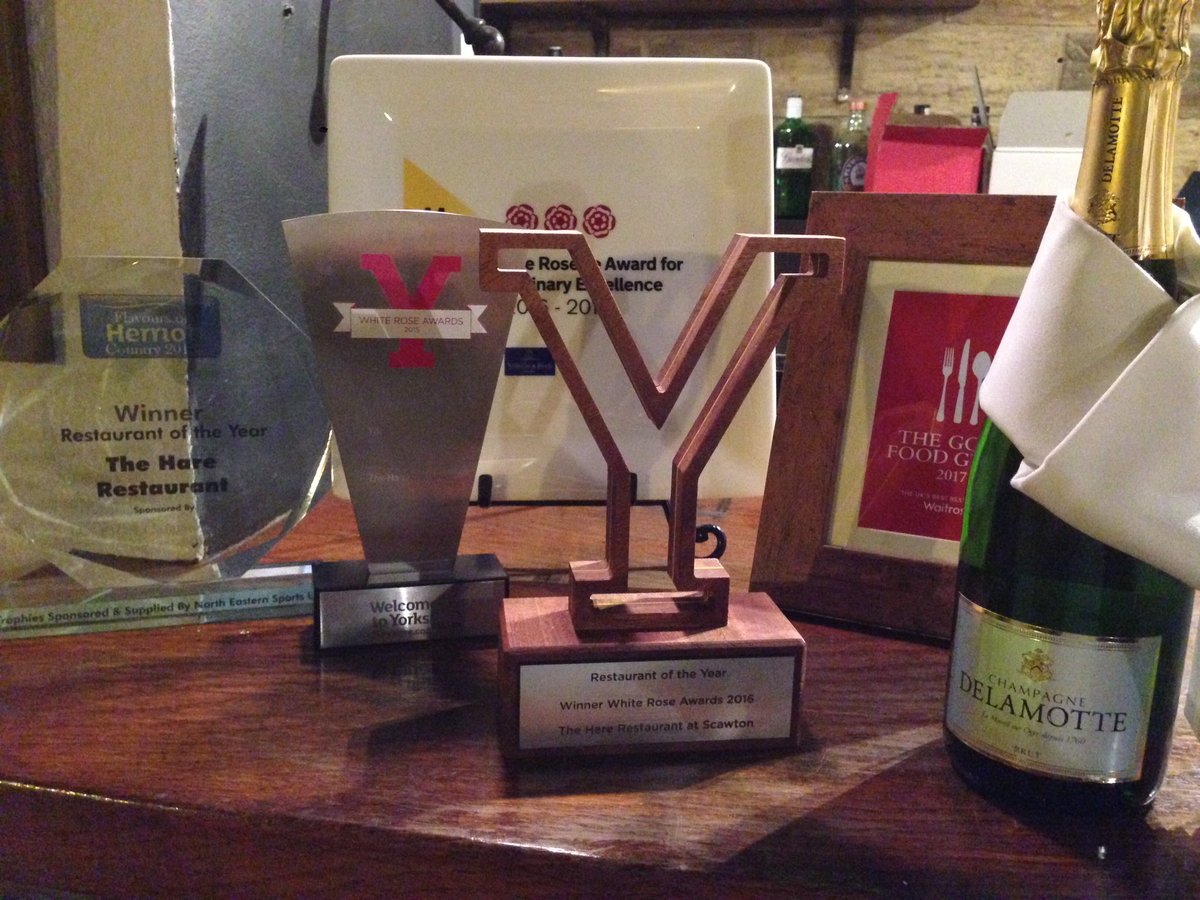 The Hare At Scawton (@harescawton) on Twitter photo Our new award <a href="/Welcome2Yorks/">Welcome to Yorkshire</a> #WRA2016 #restaurantoftheyear is looking good on the bar! ๐ Our new award <a href="/Welcome2Yorks/">Welcome to Yorkshire</a> #WRA2016 #restaurantoftheyear is looking good on the bar! ๐