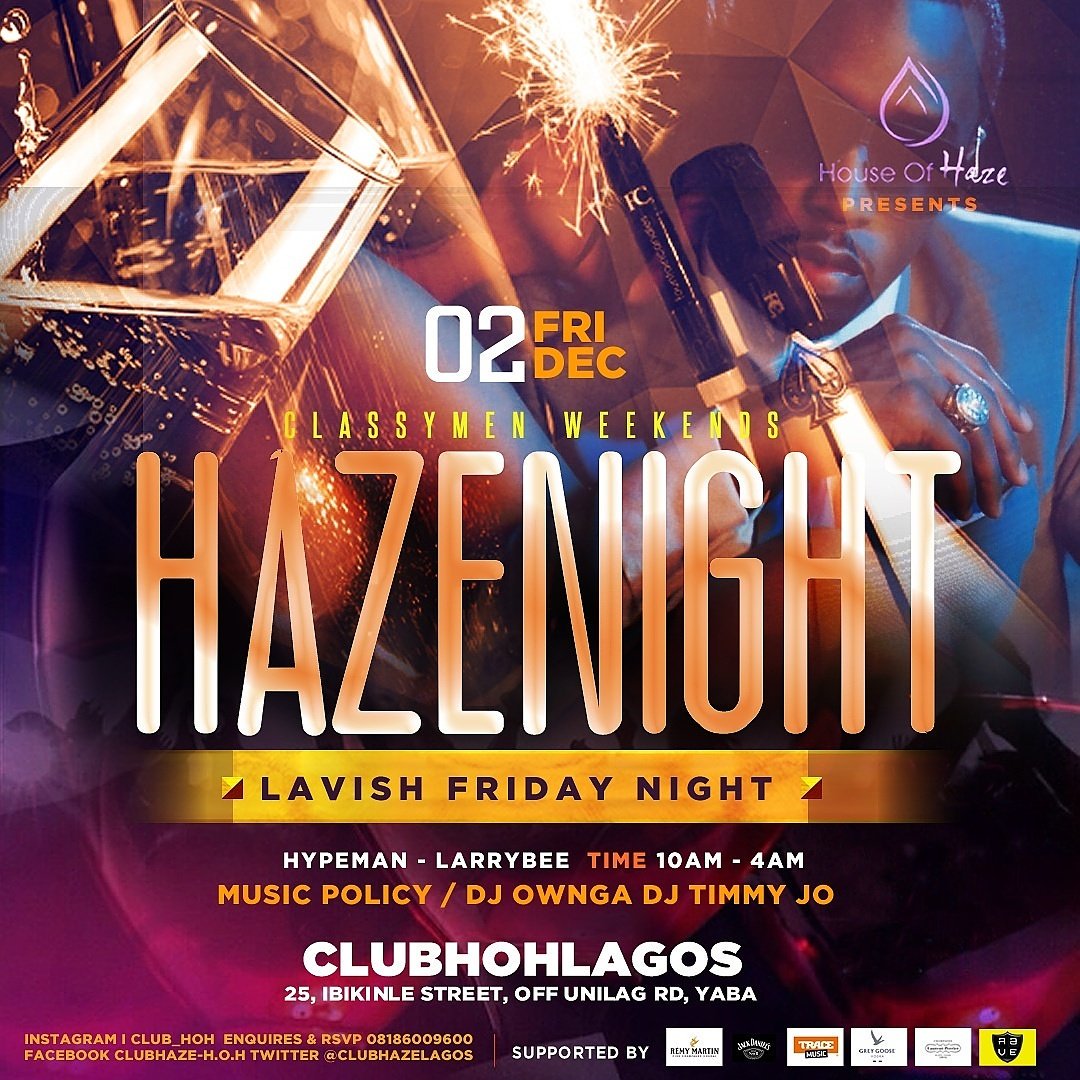 ClubHazeLagos's tweet photo. Think #fridaynight..

Think #HAZENIGHT!

Nightlife experience at its best!

#CLUBHOH (25, Ibikunle street, off Unilag road, Yaba, Lagos.) https://t.co/9D1TqKUKF1