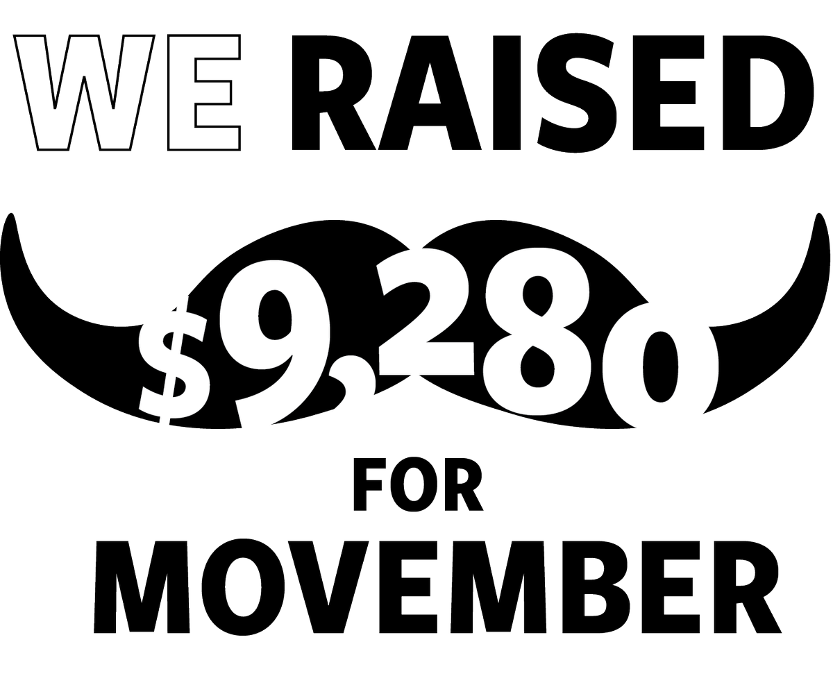 CorporateWWE's tweet photo. @CorporateWWE and @FusionShipping raised $9,280 for @Movember! Great work, #TeamWWEX #WWEXLife #Giving #Family https://t.co/rGO8hDJ95N