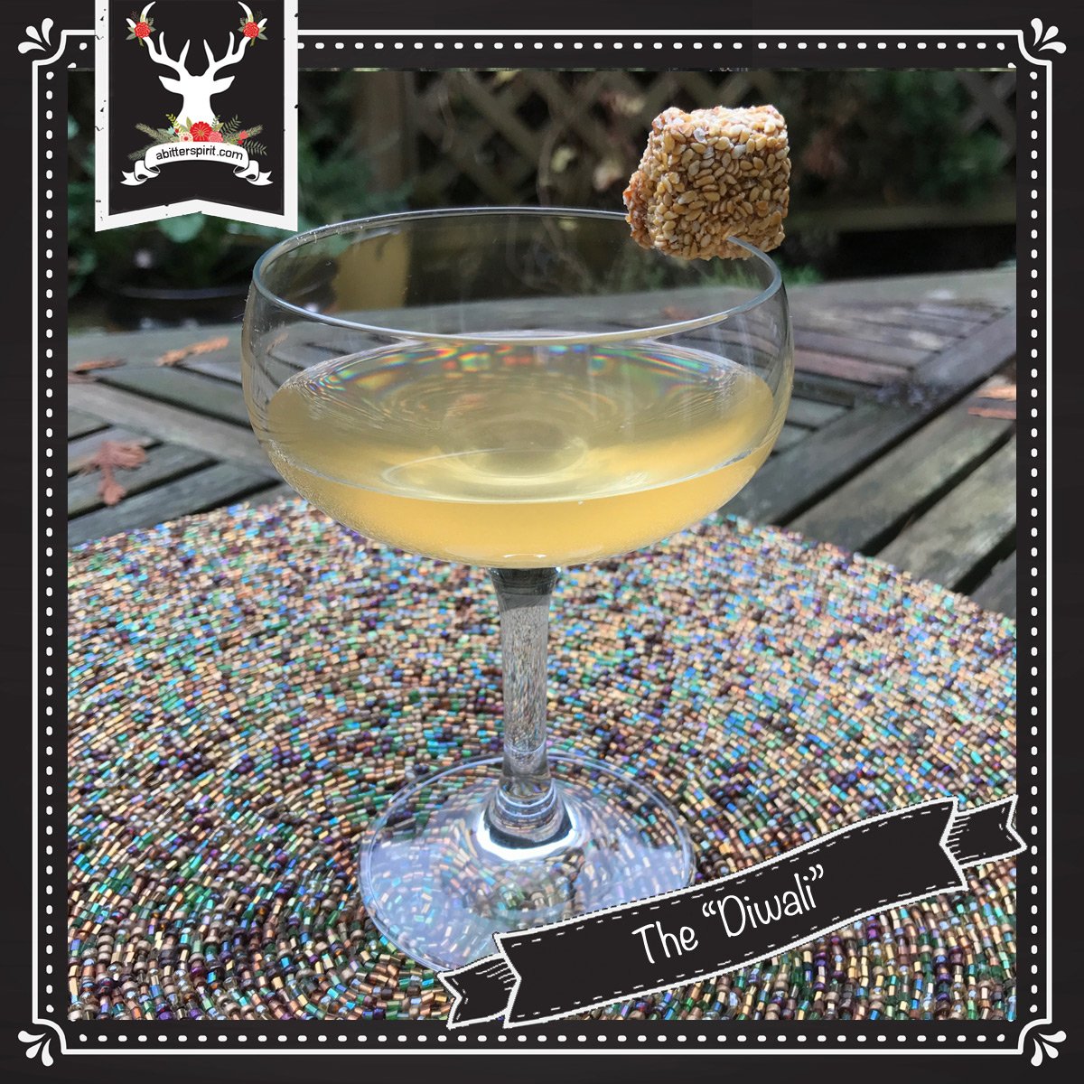 Our new #Cocktail #AdventCalendar celebrates traditions.  Day 1 is Diwali w gin, rosewater, apricot &amp; rosewater. tinyurl.com/zmvgtg3