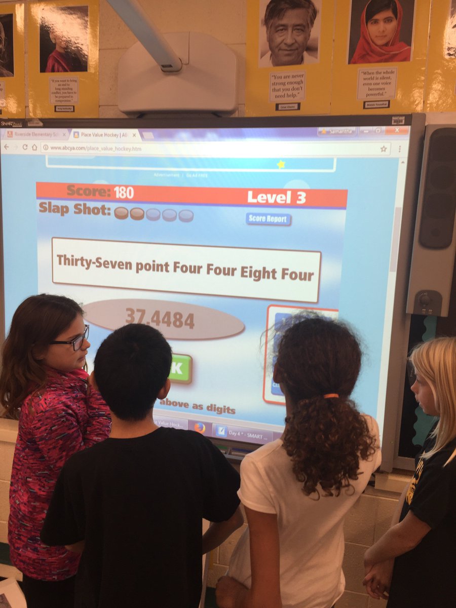 Ms_SJahns's tweet image. Smart board games , anchor charts . Fun with math and place value ,  for all  types of learners #learninghandson #mathcanbefun #anchorcharts