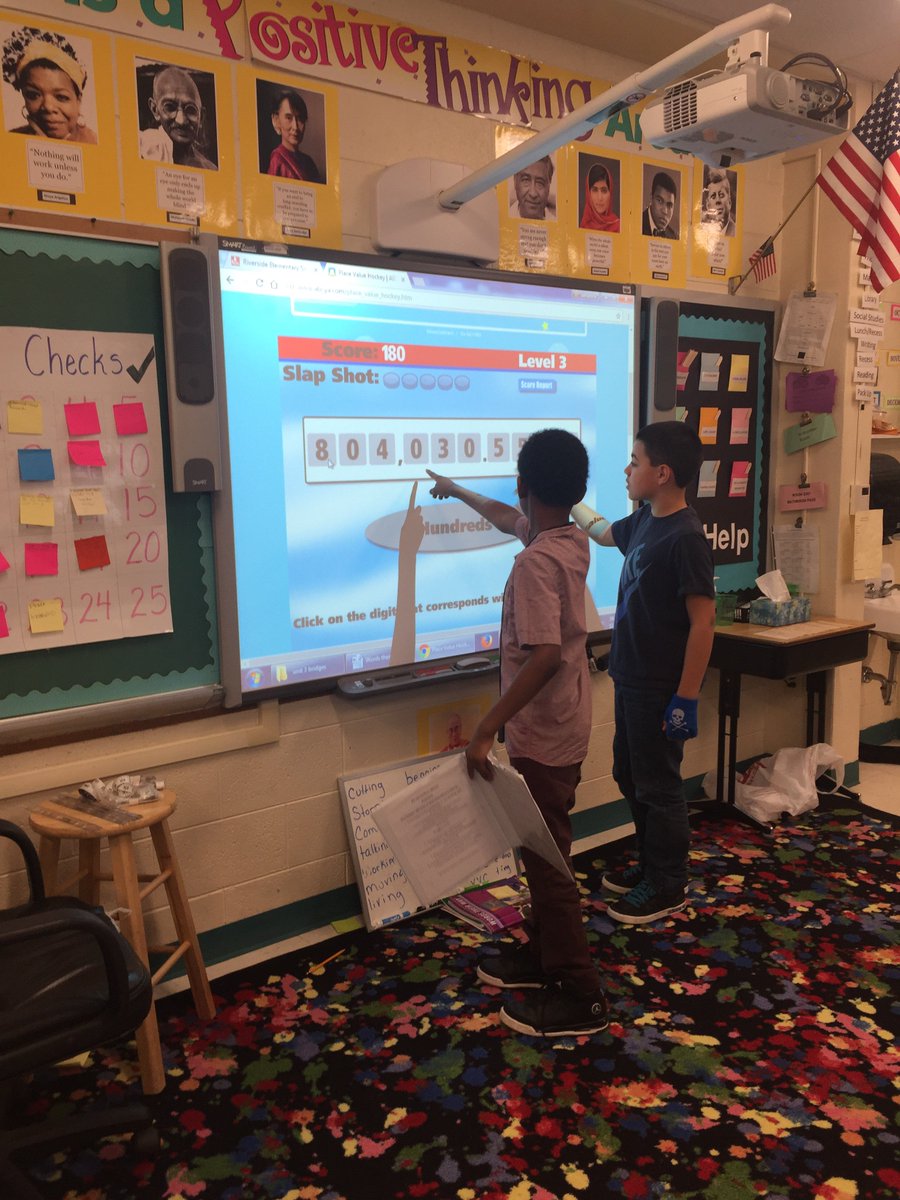 Ms_SJahns's tweet image. Smart board games , anchor charts . Fun with math and place value ,  for all  types of learners #learninghandson #mathcanbefun #anchorcharts