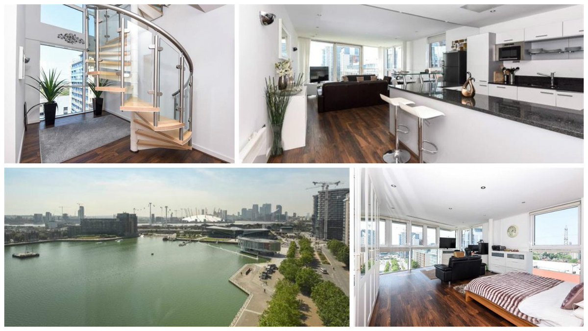 Looking for waterside living? This stunning Duplex Penthouse Apartment is #forsale #RoyalVictoriaDocks ow.ly/pRLC306JQTI