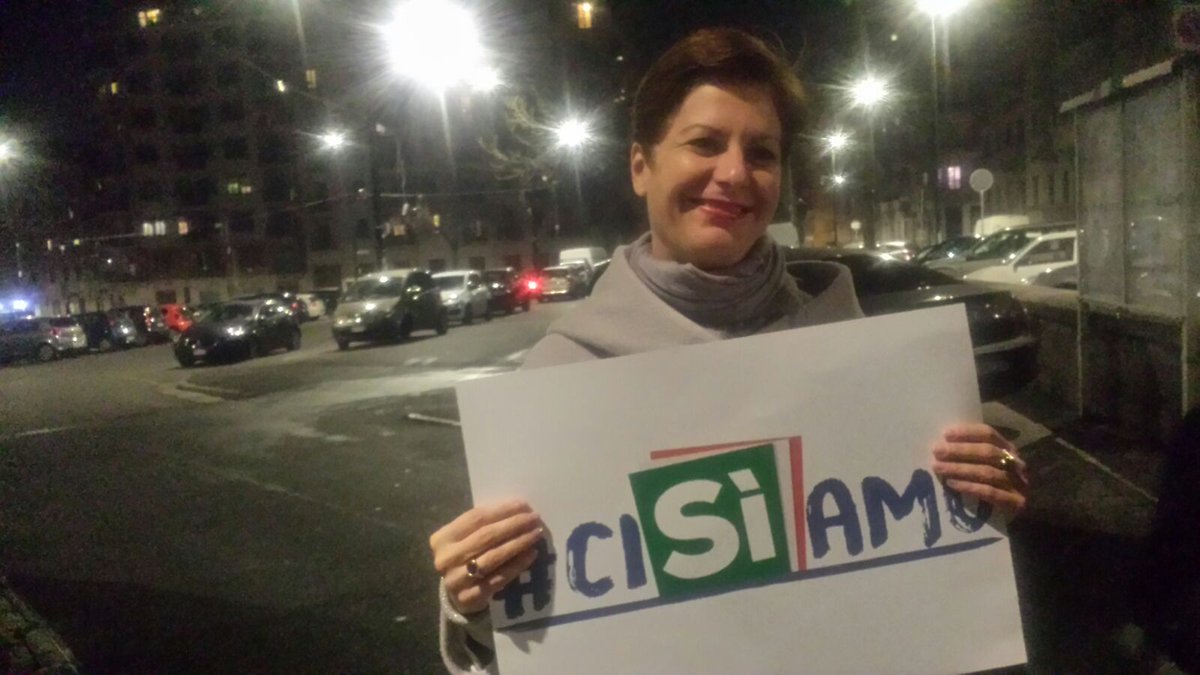 SilviaFregolent's tweet photo. #ciSIamo anche in piazza Barcellona! #bastaunsi https://t.co/F3y79ZKbZI