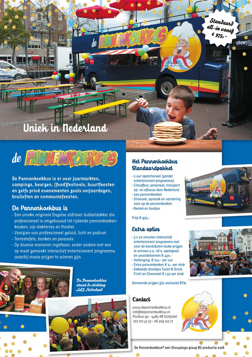 depannenkoekbus's tweet photo. De Pannenkoekbus ook op jouw evenementen?  Dat kan! Vraag naar de mogelijkheden.
info@depannenkoekbus.nl https://t.co/0iMhVV7khq