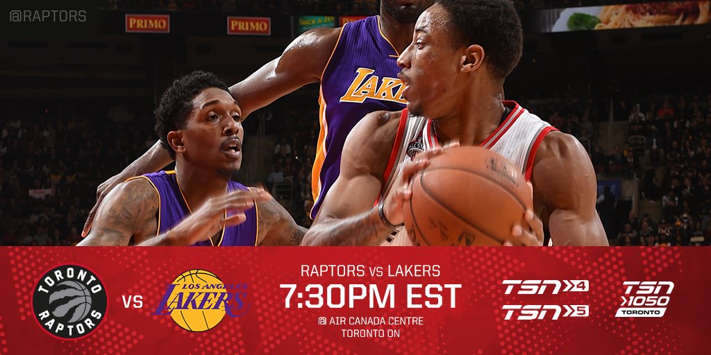 Raptors's tweet photo. Make sure you're in attendance as the Raps go for their 5th straight W vs LAL

Tix: https://t.co/XhjXWIBZyB
Preview: https://t.co/vi2AbjnhMa https://t.co/dMX5tNFIOu