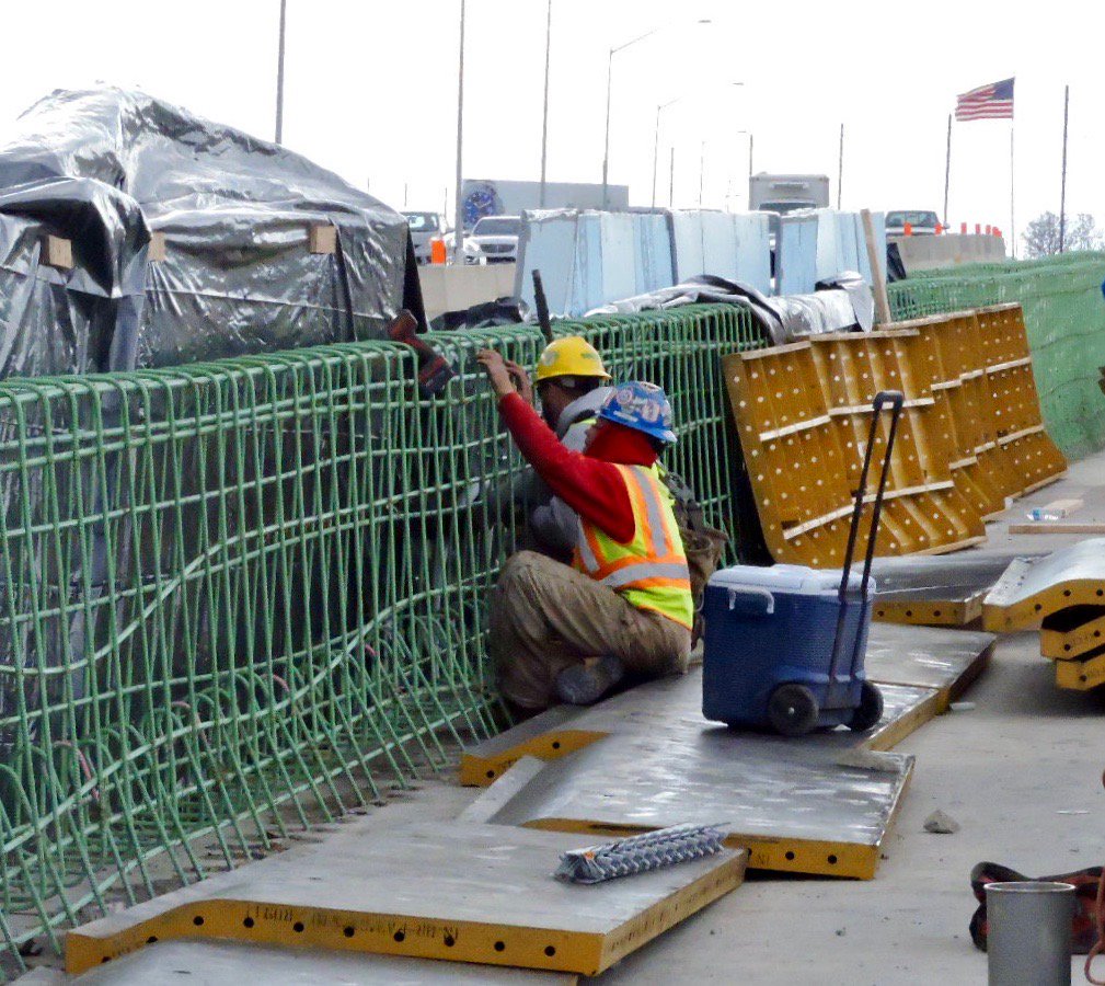 Median barrier installation continues on I-95, Cottman-to-Bridge, as contractor aims to complete mainline construction there by year's end.