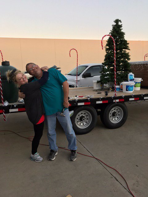 alpha_pool's tweet photo. Getting ready for the Keller "Holly" Days Parade TONIGHT 6-9pm - Make sure to come and see us!! https://t.co/4cIciX7Vsg