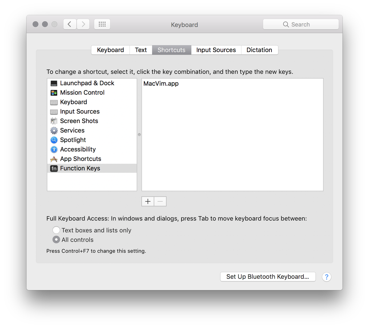 hboon's tweet photo. You can make specific apps show function keys by default with the Touch Bar. Thanks @acobgorban for the tip. https://t.co/8GWkb7Oi2I