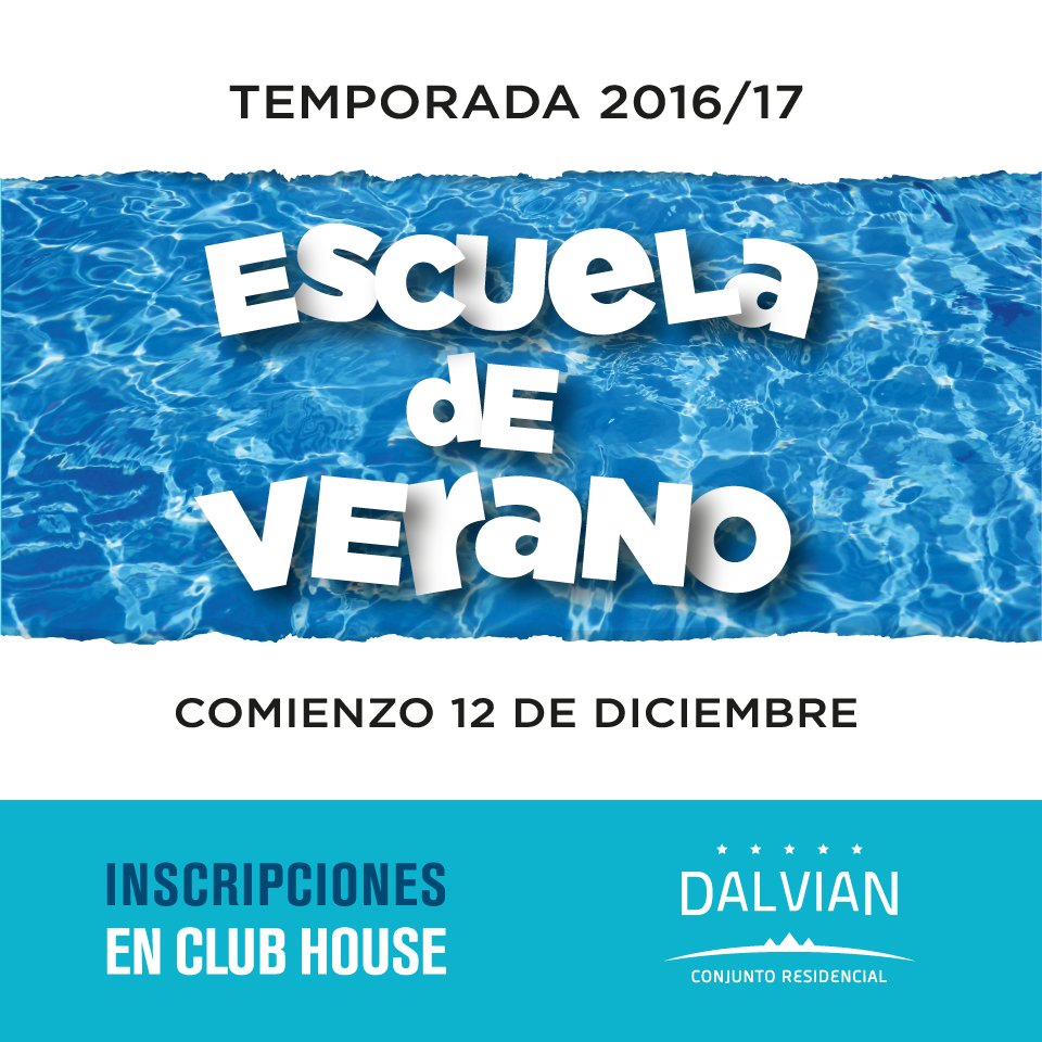 ¡Ya se acerca el comienzo de la #EscueladeVerano! No dejés pasar esta oportunidad e inscribí a tus chicos #Sol #Kids