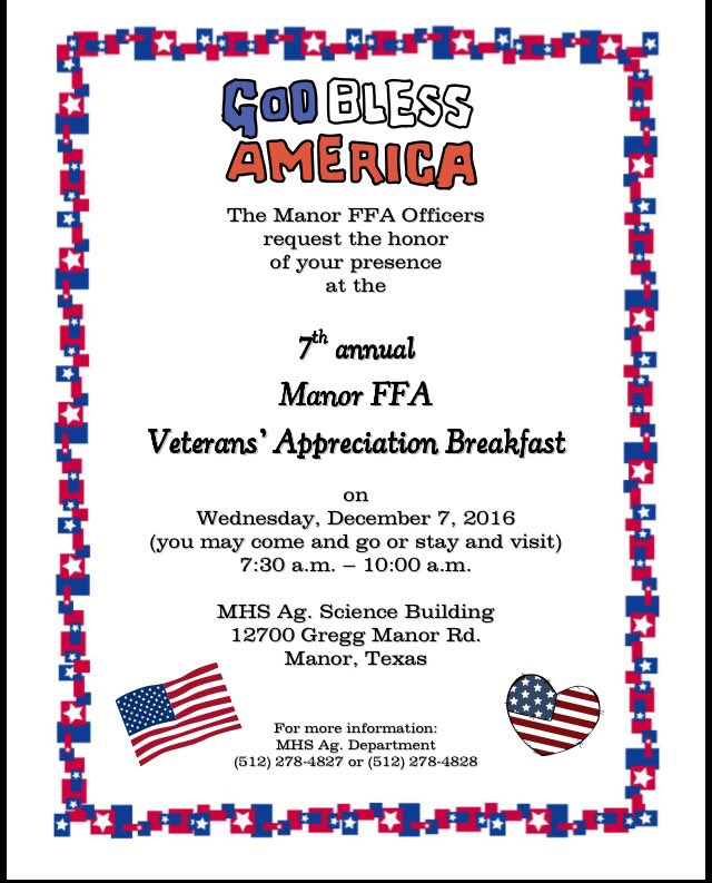 Manor Texas FFA tweet media