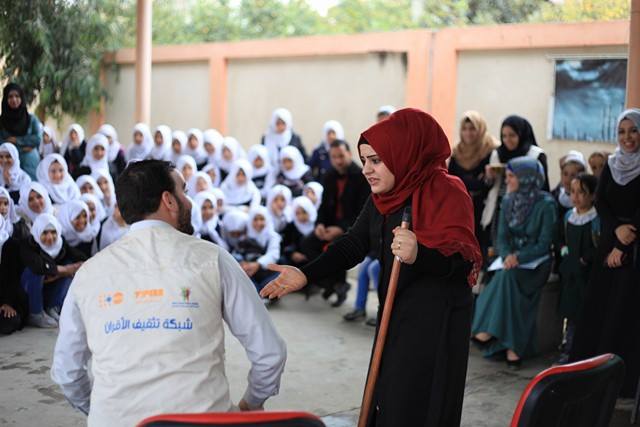 YPeerPal's tweet photo. Y-PEER members presented a play to high schools female students about early marriage and its risks, where hundreds attended
#10DoA #ypeerpal https://t.co/1HOHTbckO6
