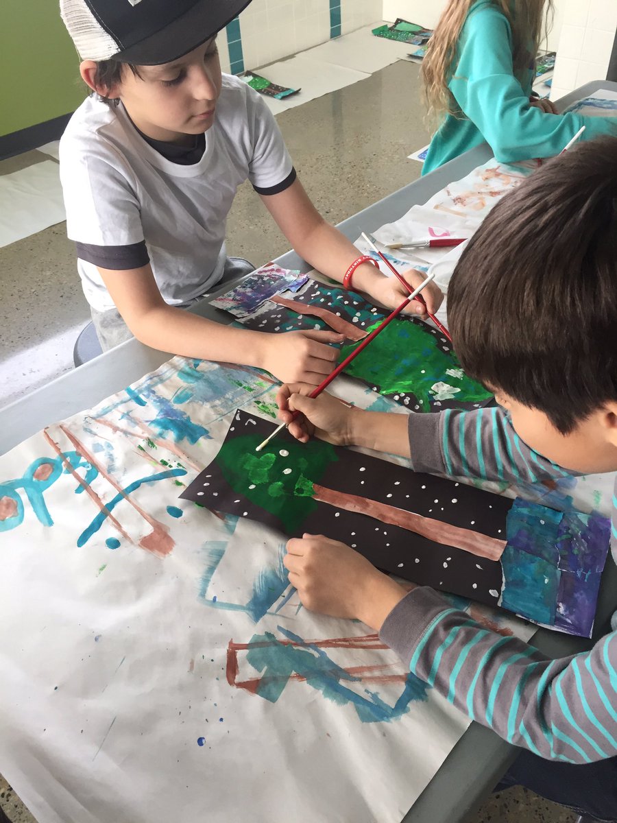 MrsWeversClass's tweet photo. We are so proud of our hard work this week :) #grade4art #prescottpsd70 https://t.co/RkNNJ4OF1u