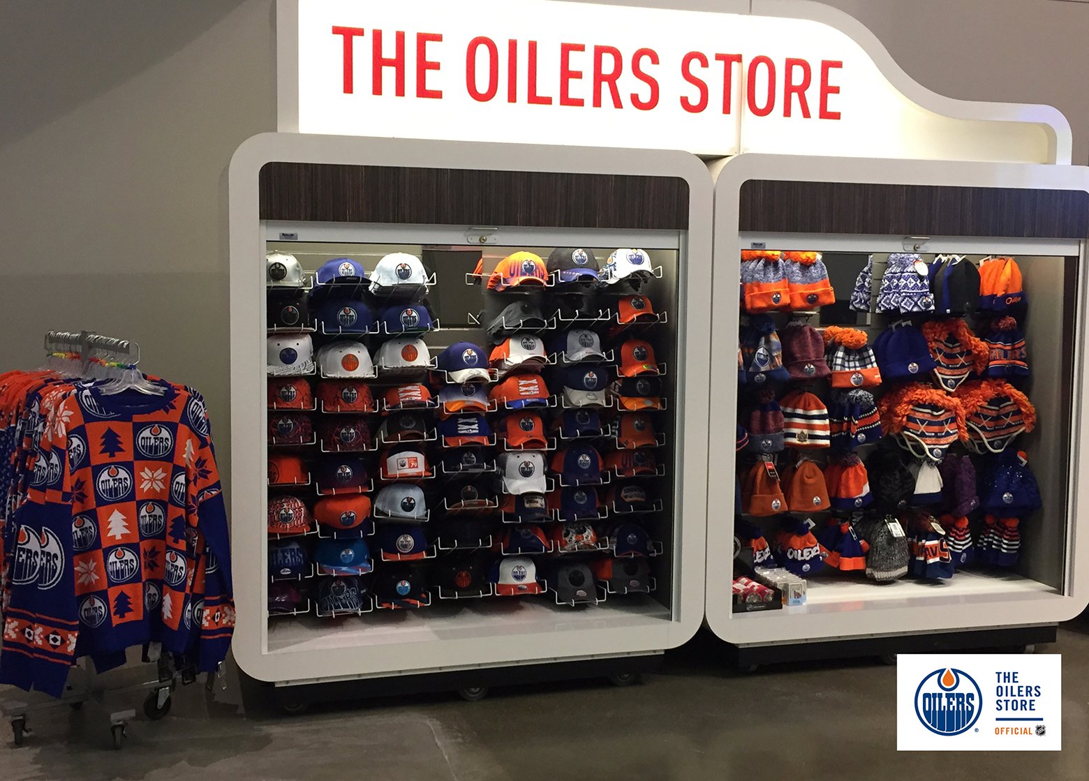 Edmonton Oilers on X: The new home & road jerseys are on display at  the #Oilers Store in Kingsway Mall. Stop by to check them out &  pre-order your own!  /