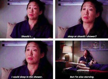 byreIatable's tweet photo. Finals week as told by Grey's Anatomy https://t.co/ENLs58aNOx