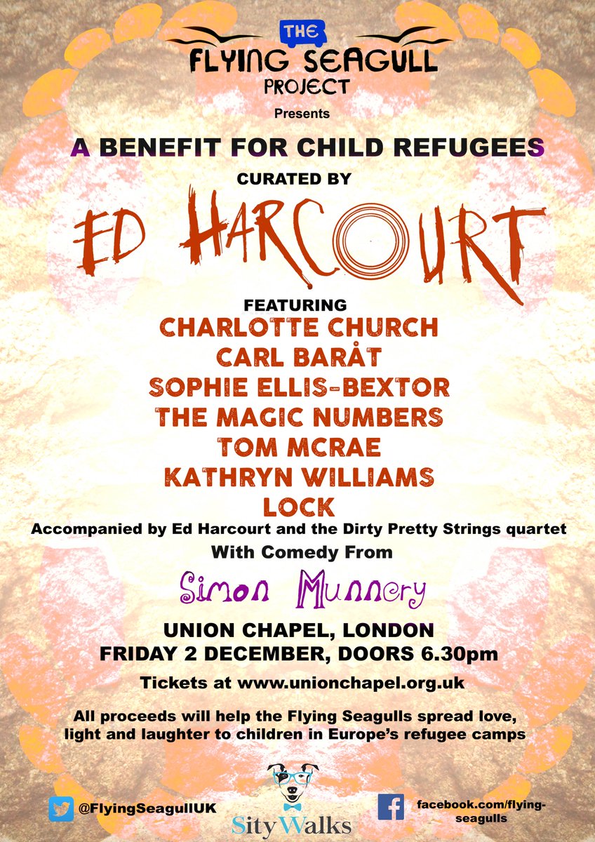 We are LIVE now only on Facebook: facebook.com/TheCanarySays/… Concert for child refugees @EdHarcourt <a href="/charlottechurch/">Charlotte Church</a> <a href="/libertines/">Libertines</a> + more