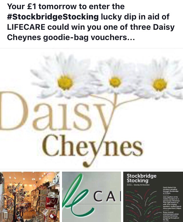 StockbridgeSTA's tweet photo. #StockbridgeStocking #Prizes #ItsTomorrow with @LifeCare_ - thanks to @daisycheynes https://t.co/jsh6yBUjqg