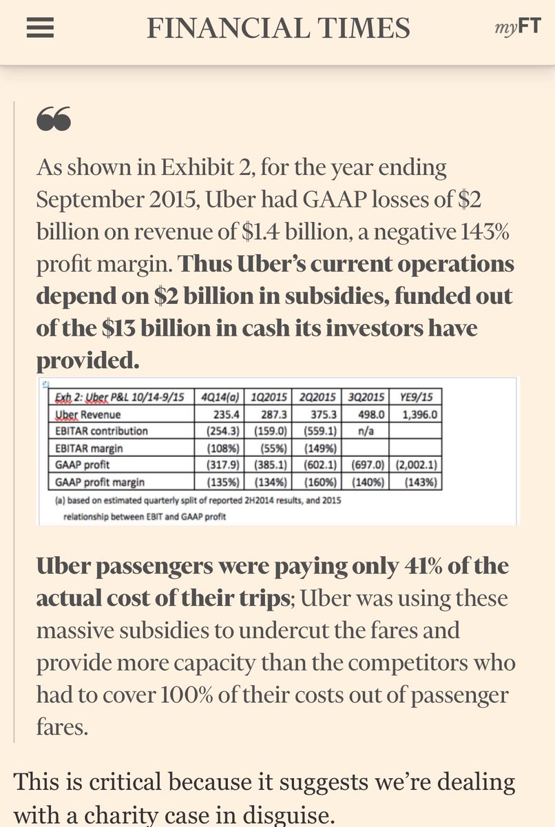 UBER ARE ON THE ROPES MOUNTING LOSSES PRICE HIKES THEY HAVE FAILED TO OVERCOME SUPERIOR TAXIS EVEN WHEN THEY ARE BREAKING THE LAW