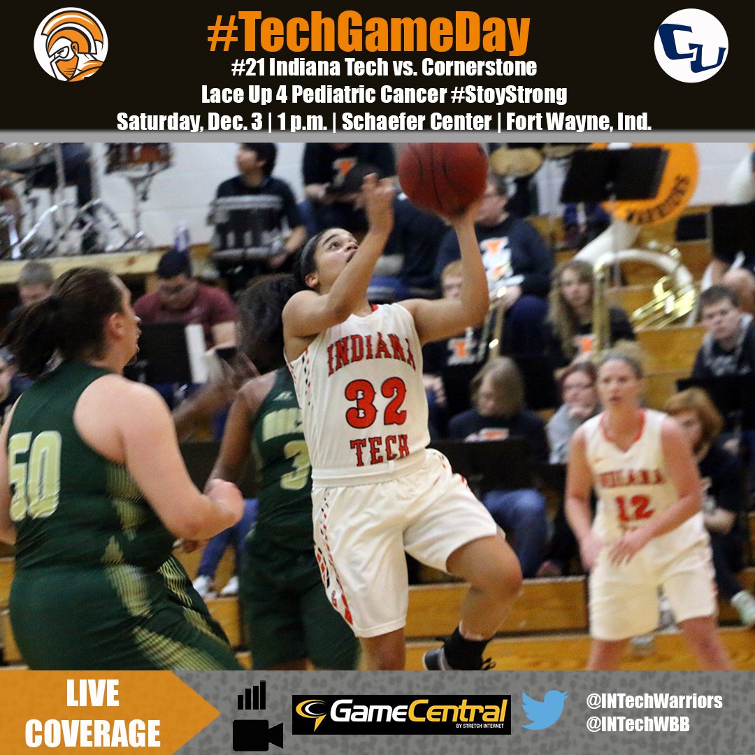 INTechWarriors's tweet photo. It's #TechGameDay! @INTechWBB looks to be #StoyStrong as they #LaceUp4PediatricCancer against @CornerstoneWBB today! #TechYeah https://t.co/kK2F0DhIPb