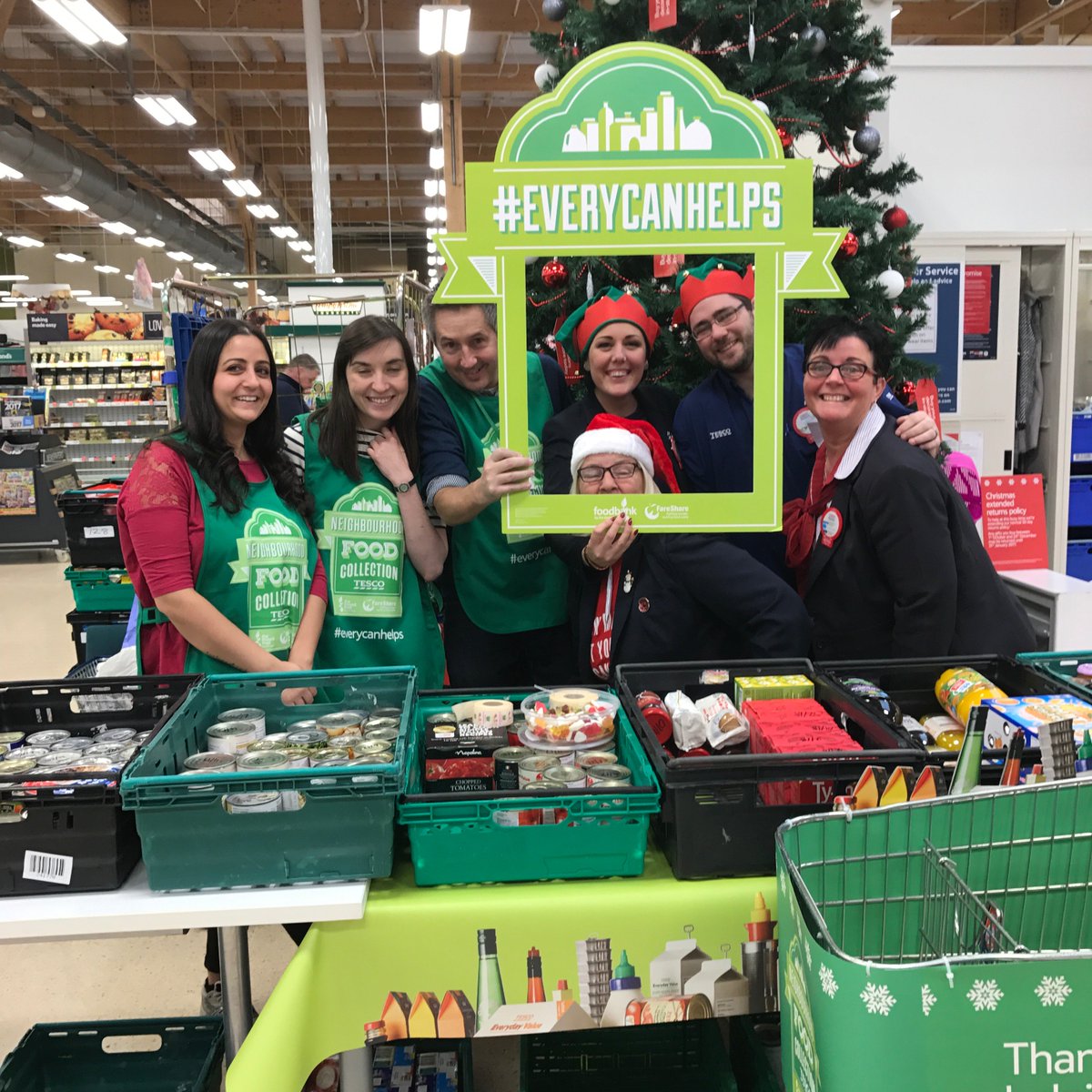 Food donation well underway 😀