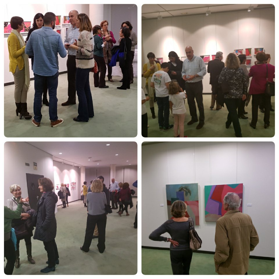 CulturaLasRozas's tweet photo. Inauguración de la exposición de la artista roceña Dolores Lara en #Auditorio #LasRozas #TelentoLocal #Arte #Pintura https://t.co/ODewznE8cd