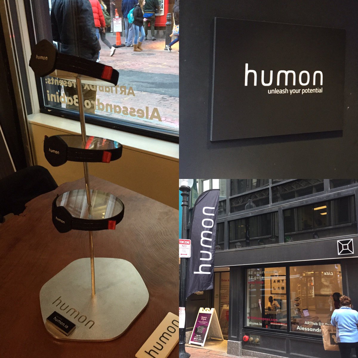 Yesterday we launched our showroom in Downtown Boston! Come discover what Humon is all before the end of the month. (Thanks to <a href="/tekuma_/">Tekuma</a>)