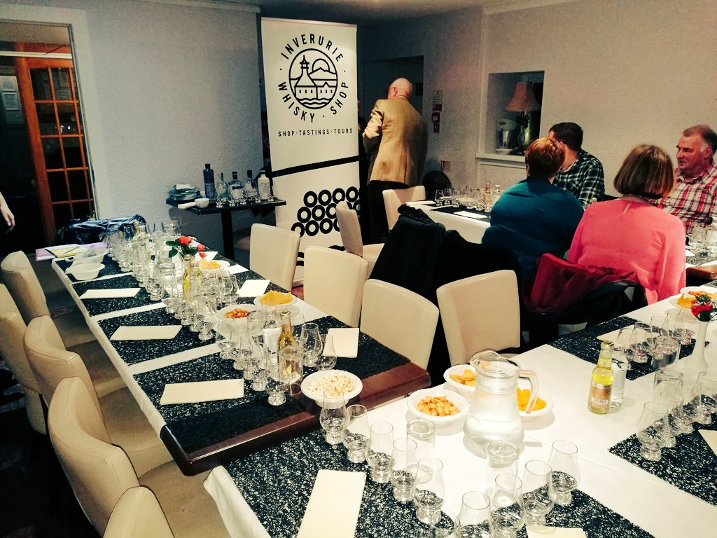 InverurieWhisky's tweet photo. Cosy gin tasting tonight @InverurieWhisky! https://t.co/BwHF4i9sQ0