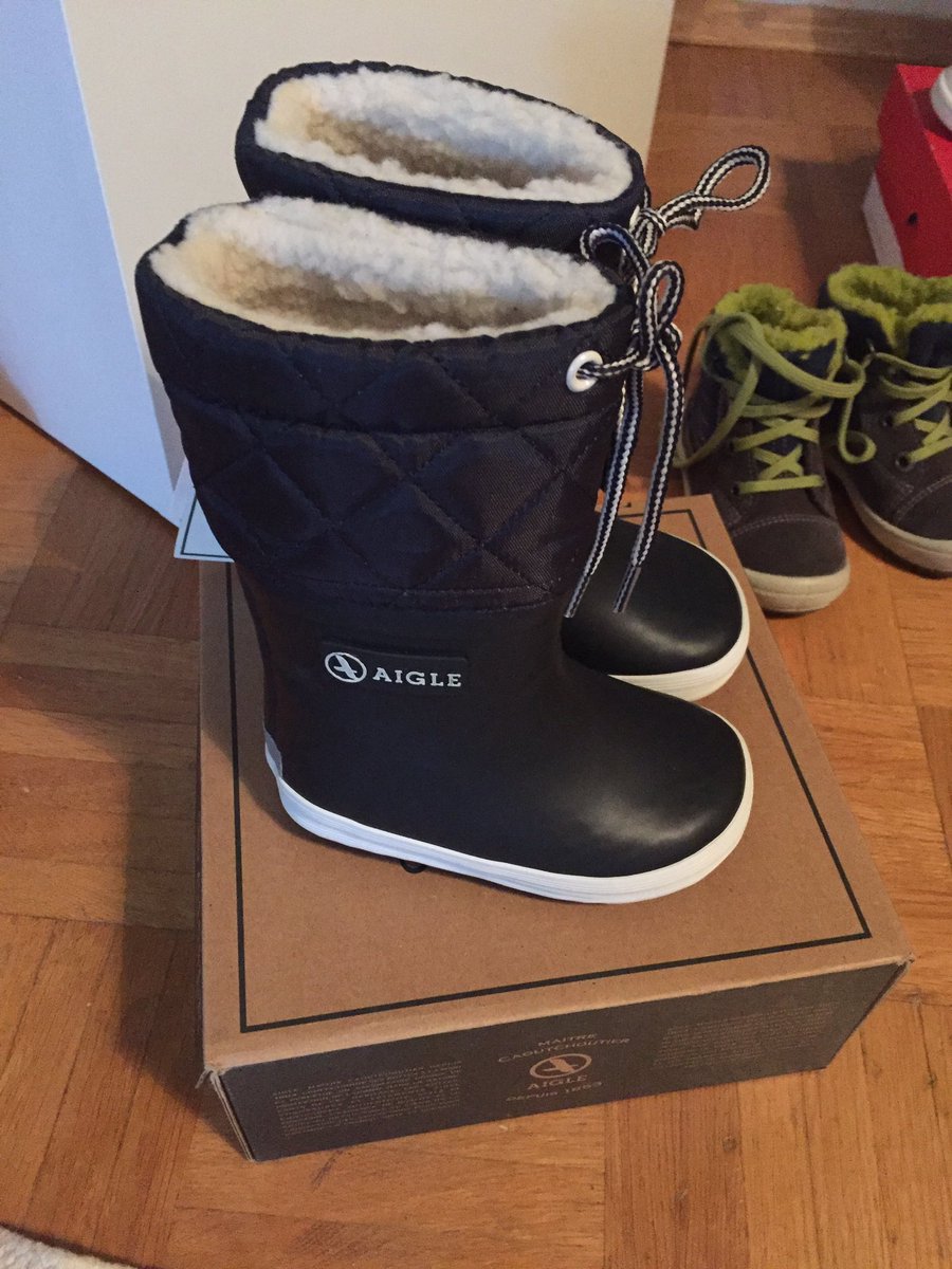 New in! 
Das Kind wird nicht frieren.
#aigle #gummistiefel