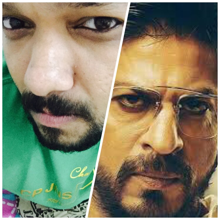 jumeeshmadhavan's tweet photo. കണ്ണിൽ കൺമഷി ഒഴിച്ച് RAEES ട്രൈലെർ വരുന്നതും കാത്തിരിക്കുന്ന ഒരു ഷാഹ്‌റുഖ് ആരാധകൻ!
#Suruma #RaeesLook #RaeesTrailer @iamsrk @RedChilliesEnt https://t.co/u4uTvmt0Z1