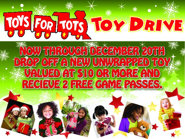 ForestLanes's tweet photo. Drop off a new toy and receive 2 free games of bowling! #toysfortots #Donation #GivingBack #bowling #LakeForest #TisTheSeason https://t.co/U2lhndQPe2
