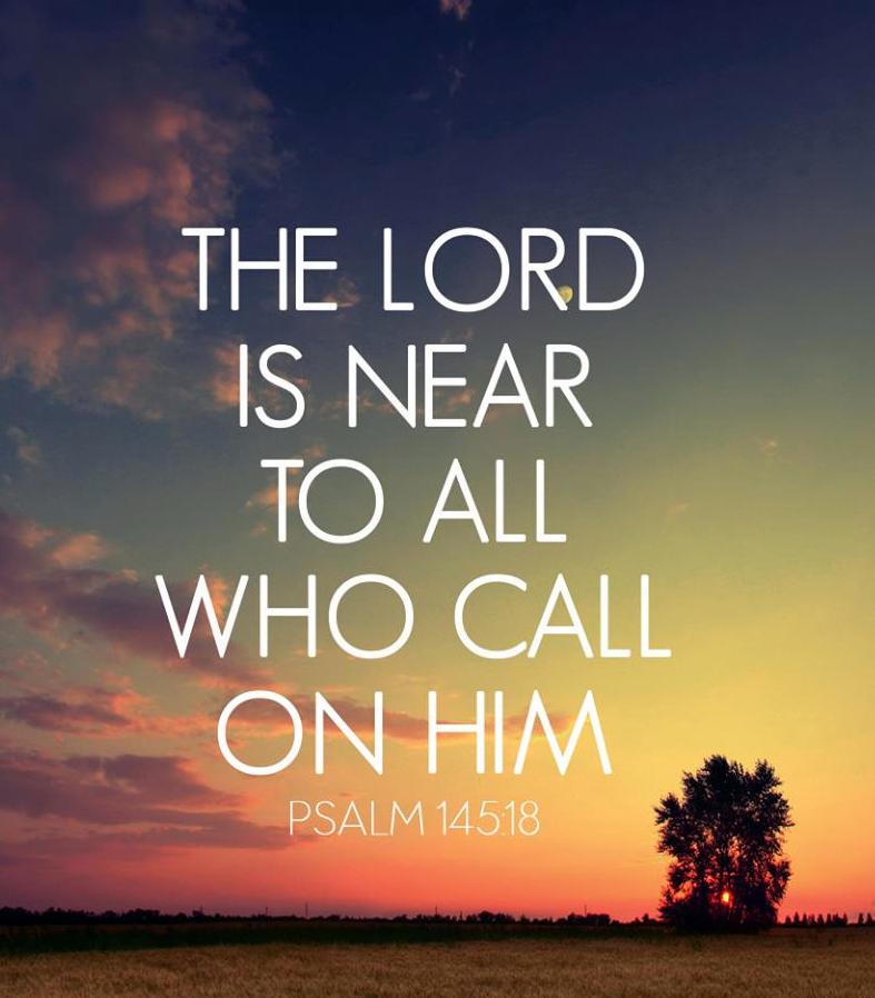 JoostBrokamp's tweet photo. The Lord is near to all who call on Him #Psalm145:18 #ShoutOutToJesus #KeepPraying #TurnToGod #TrustGod https://t.co/03zU4qRmNK