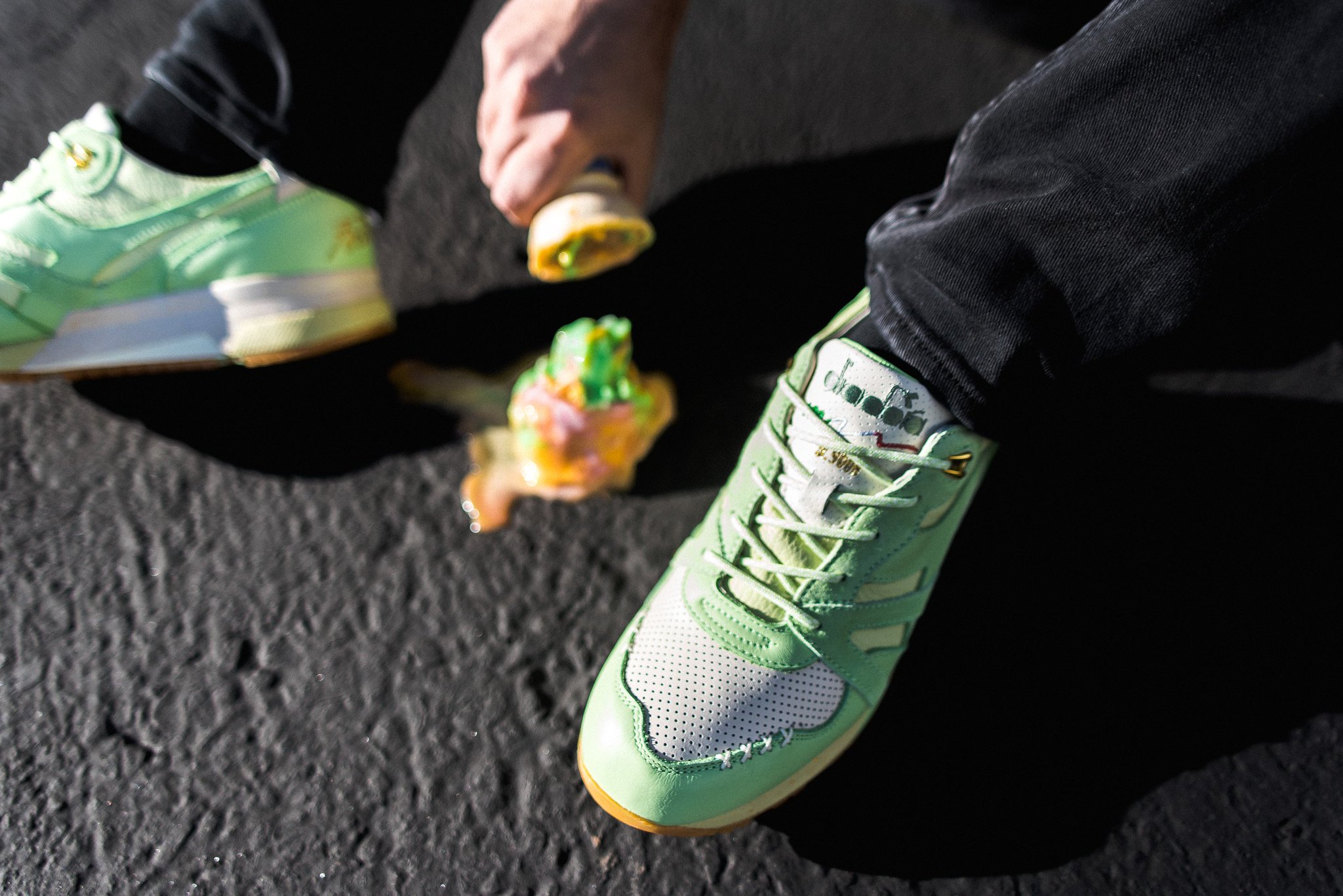 diadora n9000 pistacchio