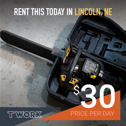 get_twork's tweet image. You could rent this chainsaw from Big Brother Boxstore. But just get it here in Lincoln at buff.ly/2gJjTJs.