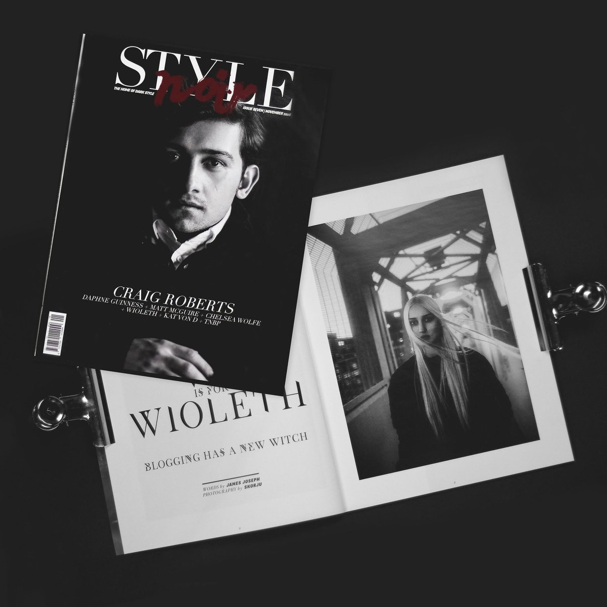 BLOGGING HAS A NEW WITCH. 💀🔥Check out <a href="/Wioleth/">Wioleth</a> in the new issue of Stylenoir! OUT NOW shop.stylenoir.com 😈🙏🏻👻 #nugoth #wioleth