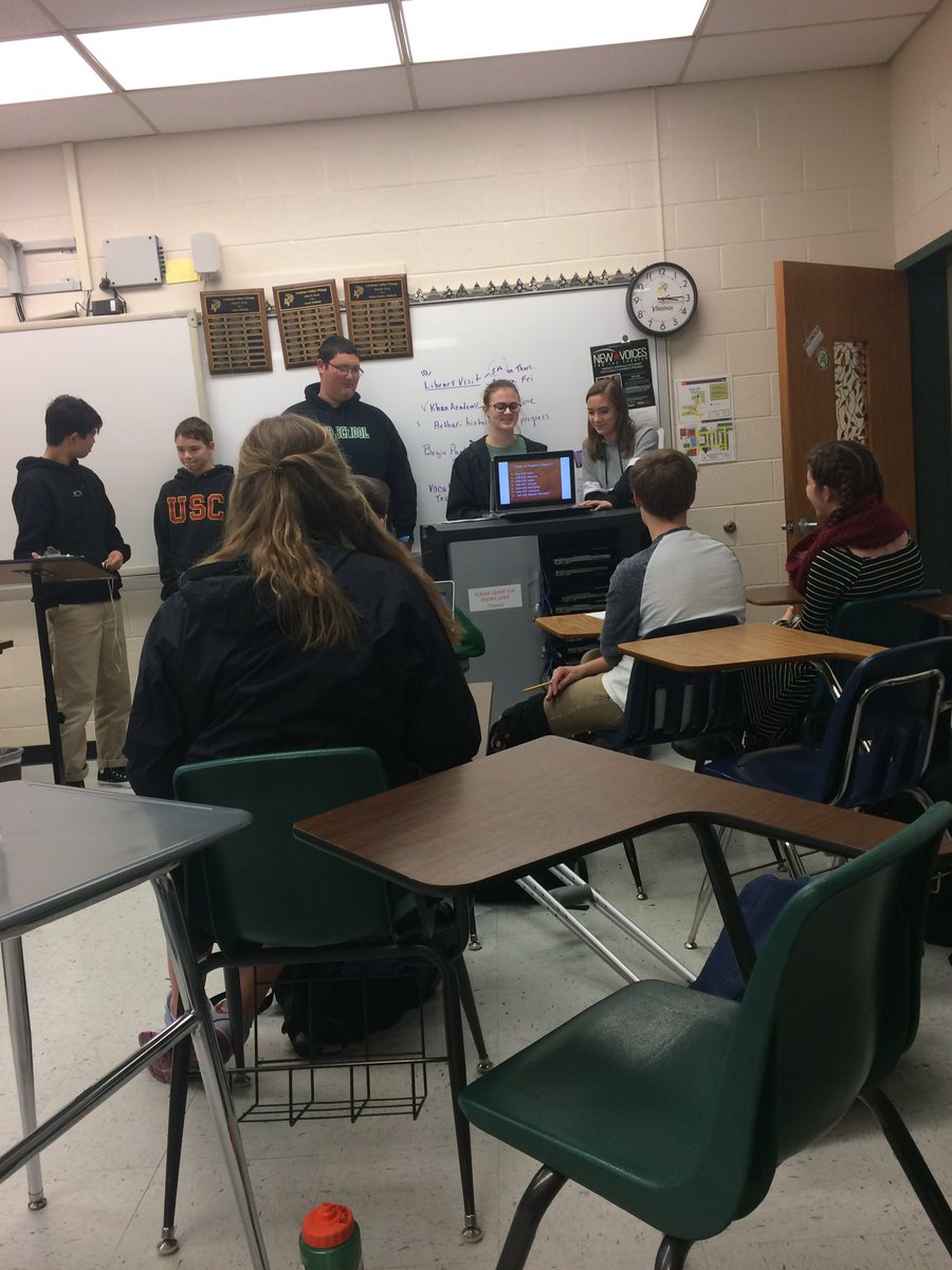 MrJones_PFHS's tweet image. After creating their own lessons and assessments, Ss are teaching each other concepts from the chapter. #learningskills #learningconcepts