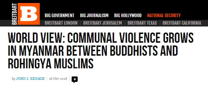 JBurtonXP's tweet photo. I consider it a pretty damning commentary on Muslims that not even Buddhists can peacefully coexist with them—Buddhists! https://t.co/uGZAf3N7YK