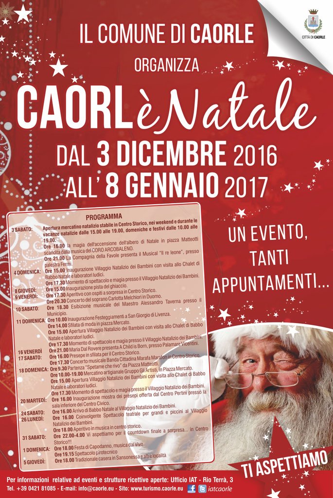 ALESSANDRAZUSSO's tweet photo. Ci siamo...tutto pronto per l' apertura delle festività natalizie #caorlènatale #giuntastriuli VI ASPETTIAMOOOOO https://t.co/Eas6Gva2Du