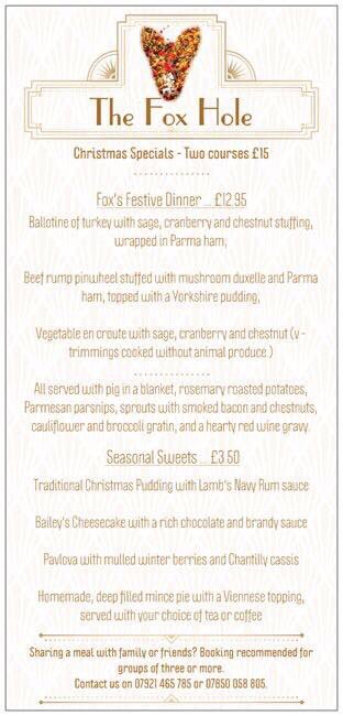 Check out our Christmas menu (in addition to our autumn/winter menu) available from tomorrow, 3rd December. Oooooh, exciting. 🎄🎄🎄🍴🍴🍴