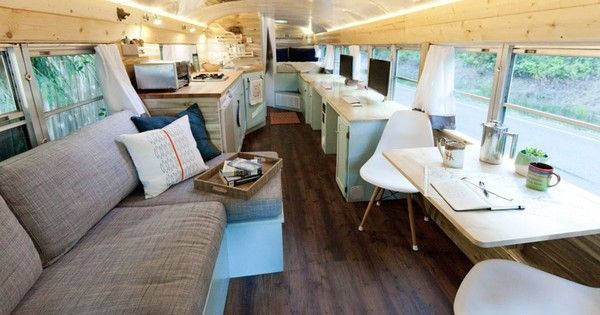 vcom1's tweet image. Could you stay in a converted bus? Check out what one couple did to make travel even easier: buff.ly/2gISMOq via @treehugger