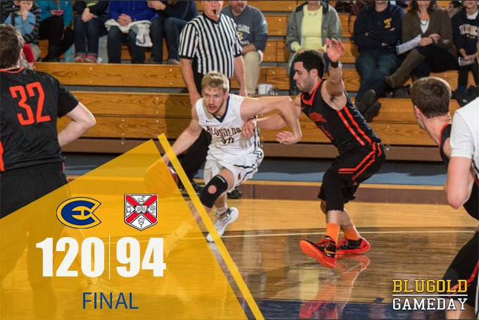 UWECMBB's tweet photo. Blugolds come up BIG in Game 1 of the Lopata Classic. https://t.co/m3gTNLck5g