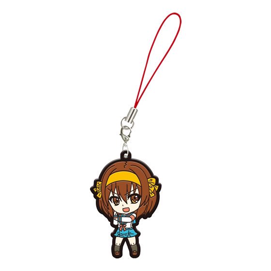 涼宮ハルヒの憂鬱 ハルヒのラバーセット パスケース ストラップ 涼宮ハルヒの憂鬱 ハルヒのラバーセット パスケース ストラップ 涼宮