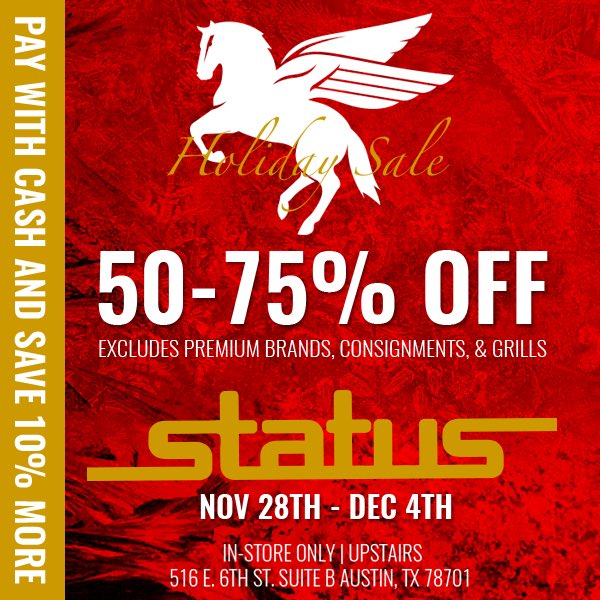 Sale extended! NOW 50-75% OFF! *See Flyer For Details* (Some Exclusions Apply)
❄️❄️❄️
#Streetwear #StreetFashion #StreetCouture #Holiday