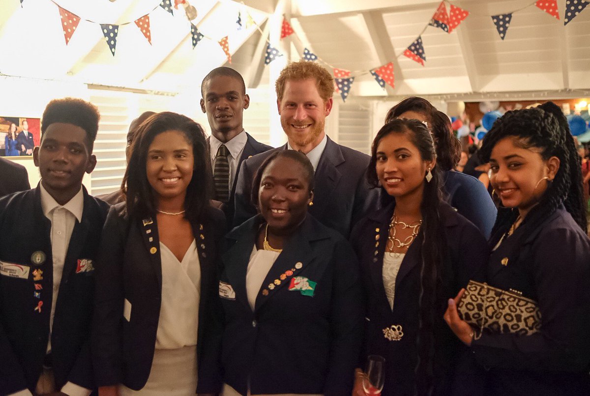 WatchingWindsor's tweet photo. Prince Harry is attending a reception hosted by the British High Commissioner of Guyana @GregQuinnFCO  @KensingtonRoyal https://t.co/TD6t0lyuJ8