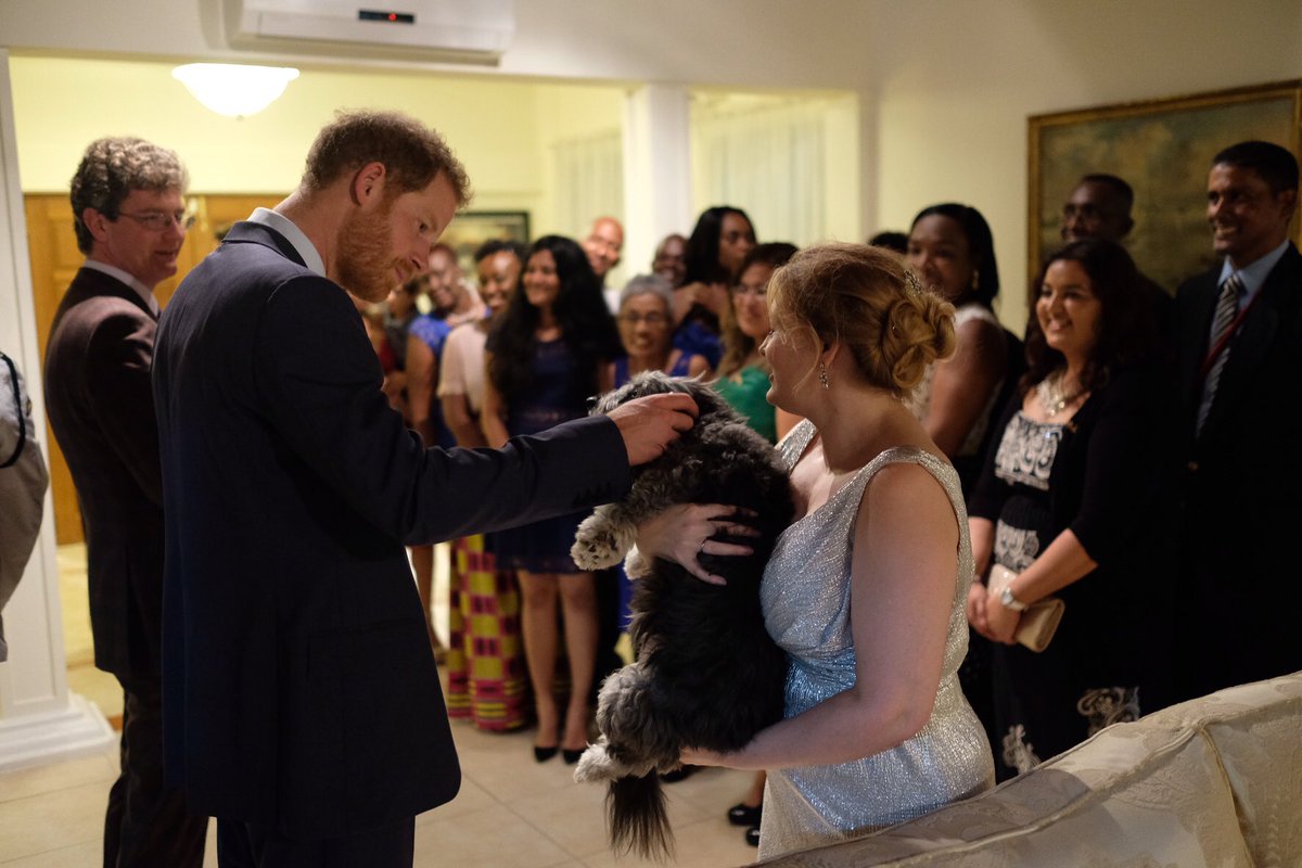 WatchingWindsor's tweet photo. Prince Harry is attending a reception hosted by the British High Commissioner of Guyana @GregQuinnFCO  @KensingtonRoyal https://t.co/TD6t0lyuJ8