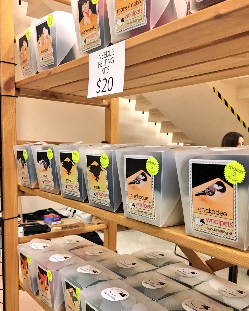 CraftySeattle's tweet image. Give the gift of crafting! Love these make-your-own kits from new vendor @woolpets! #urbancraftuprising #shoplocal #shopcrafty