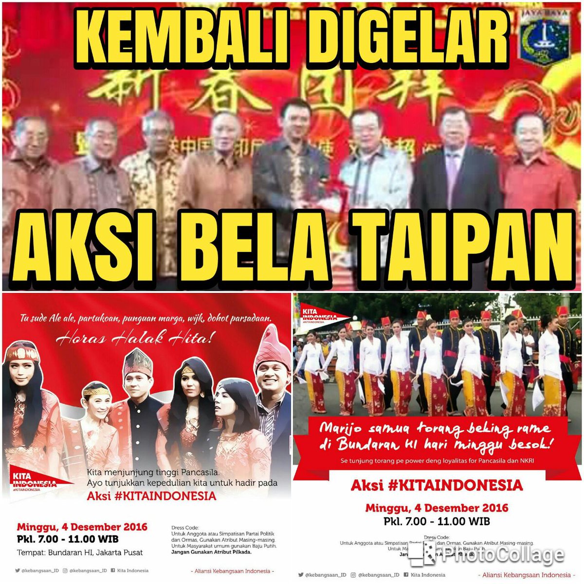 Ayo berangkat... Kita sukseskan #AksiBelaTaipan412