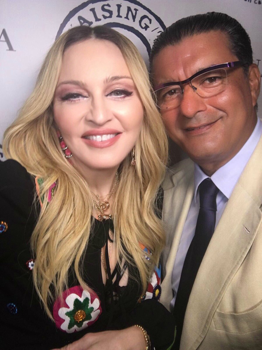 Happy to support @RaisingMalawi and the fantastic @Madonna #raisingmalawi #artbasel #jacobandco