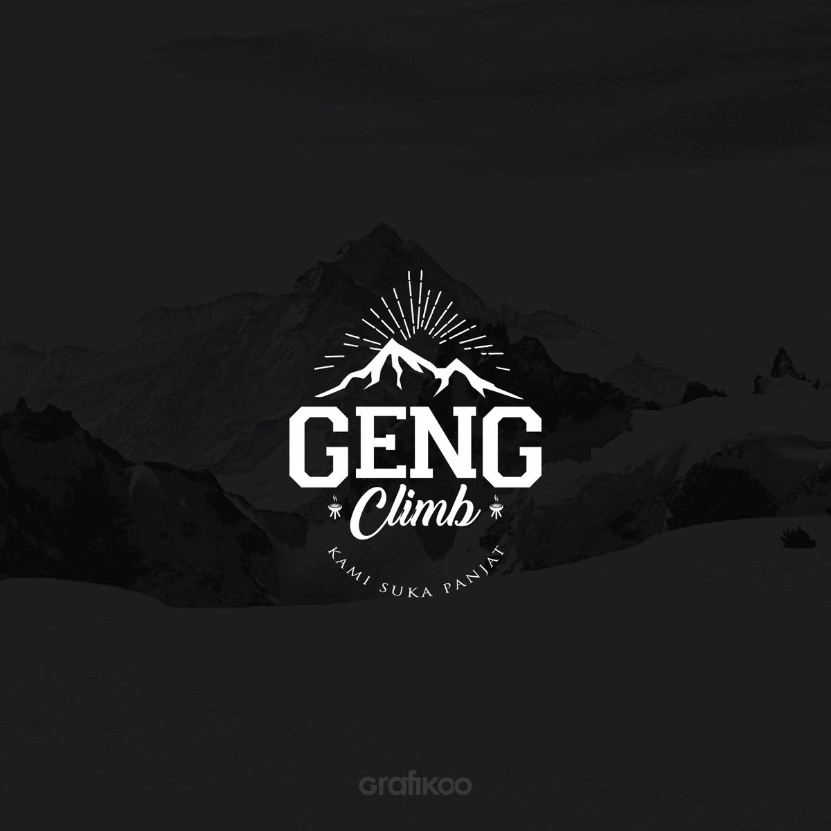 GrafikooMy's tweet photo. "Geng climb" Rough Idea logo design
.#grafikoo #climb #logos #logodesign https://t.co/JePo1ynhxG