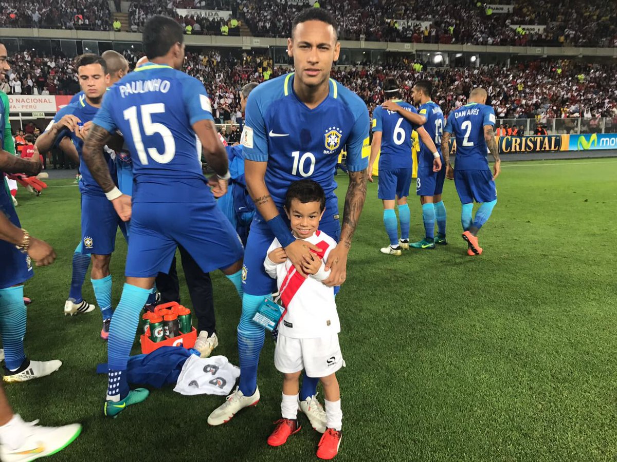 My son with @Brazil team ⚽️🎺