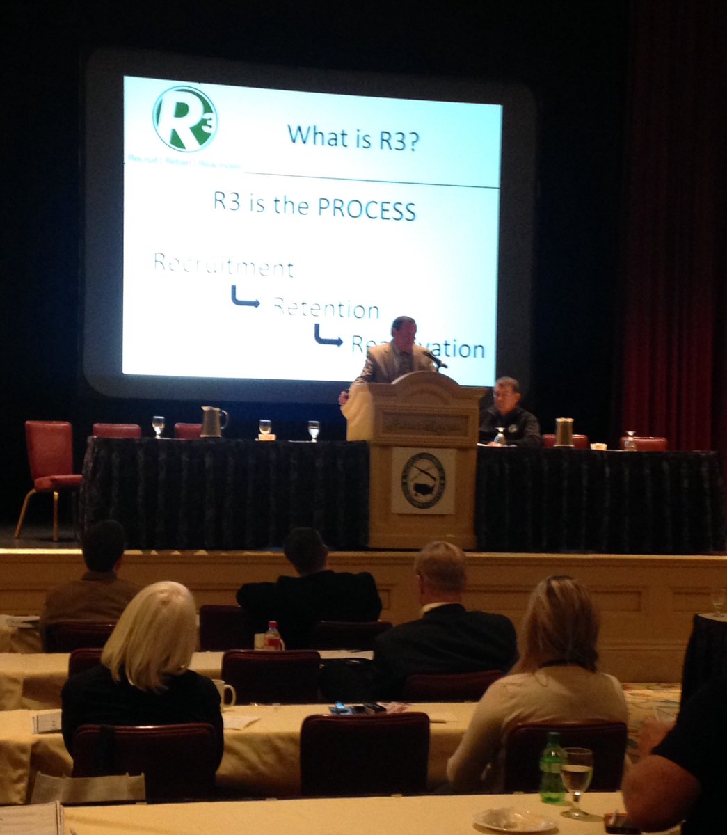 HunterandAngler's tweet photo. @thanks4hunting on the importance of #hunter recruitment, retention, reactivation #NASC2016 https://t.co/RR3BMeNgY9